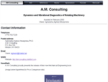 Tablet Screenshot of amconsulting.intellibit.com